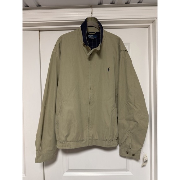 Polo Ralph Lauren vintage Harrington jacket Tan Men's Size XL